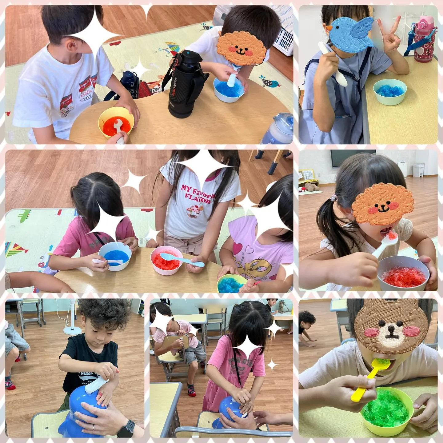 （集団活動）かき氷を作りました🍧