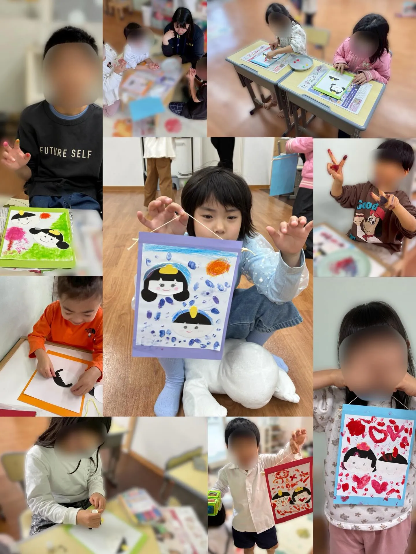 今回の制作は3月3日の雛祭りに向けての雛人形作りです🎎